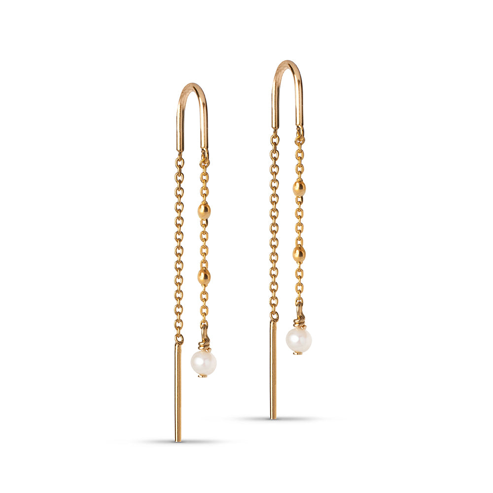 Enamel Earring Lilja Solid E187G