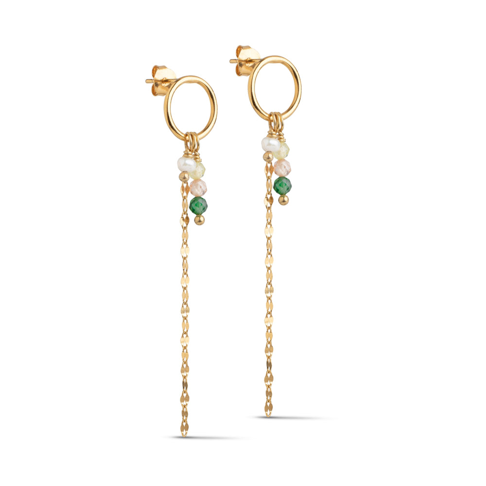 Enamel Earring Aviva E254G