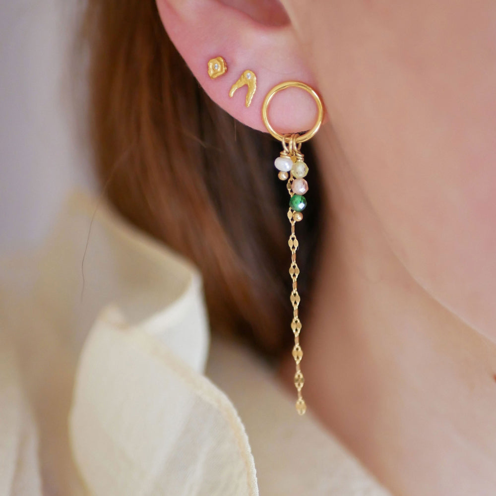 Enamel Earring Aviva E254G