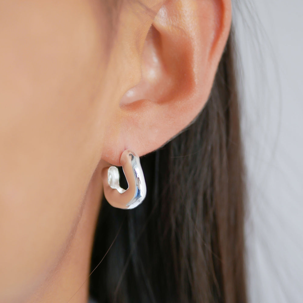 Enamel Hoops Gianna E273S