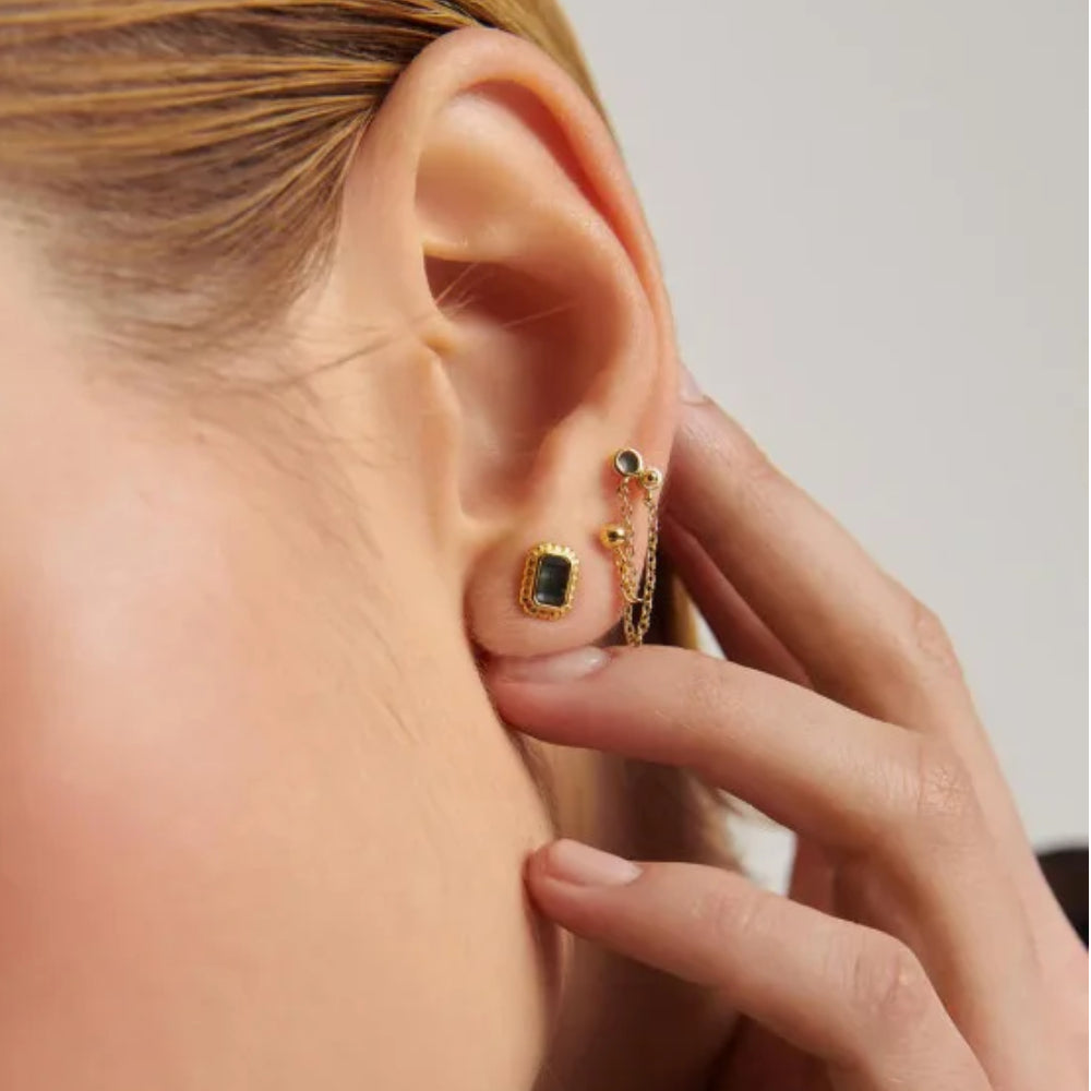 Aleyole Cloud Nine Gold Hoops EG4442