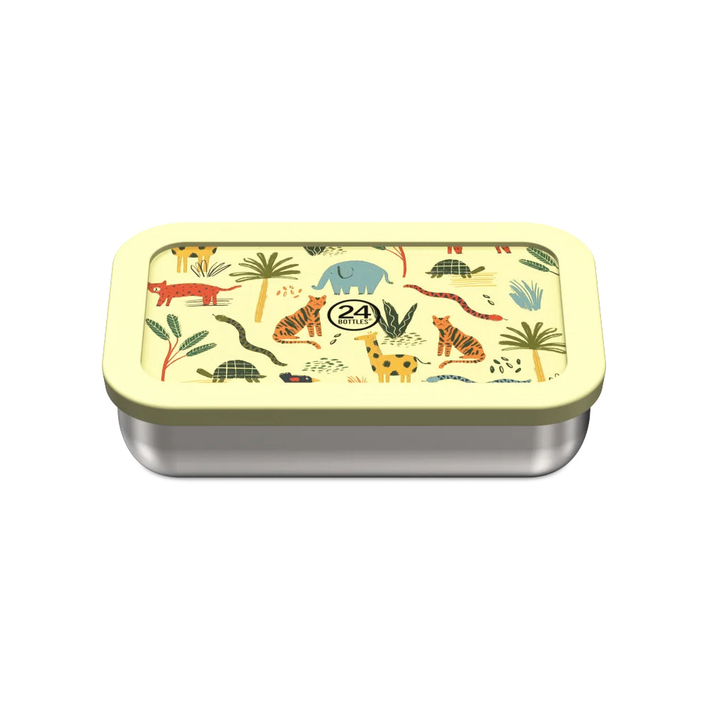 24Bottles Snack Box από Ανοξείδωτο Ατσάλι Jungle Friends