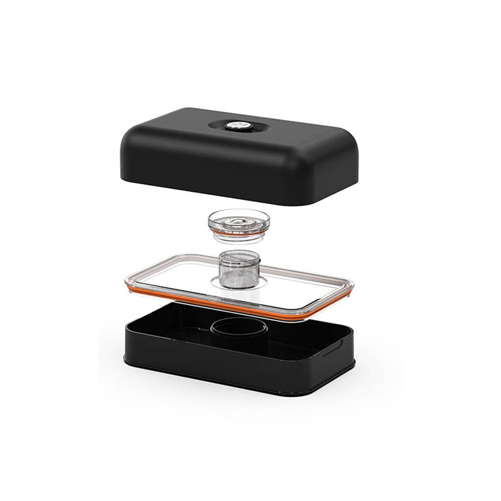 24Bottles Lunch Box από Ανοξείδωτο Ατσάλι Tuxedo Black