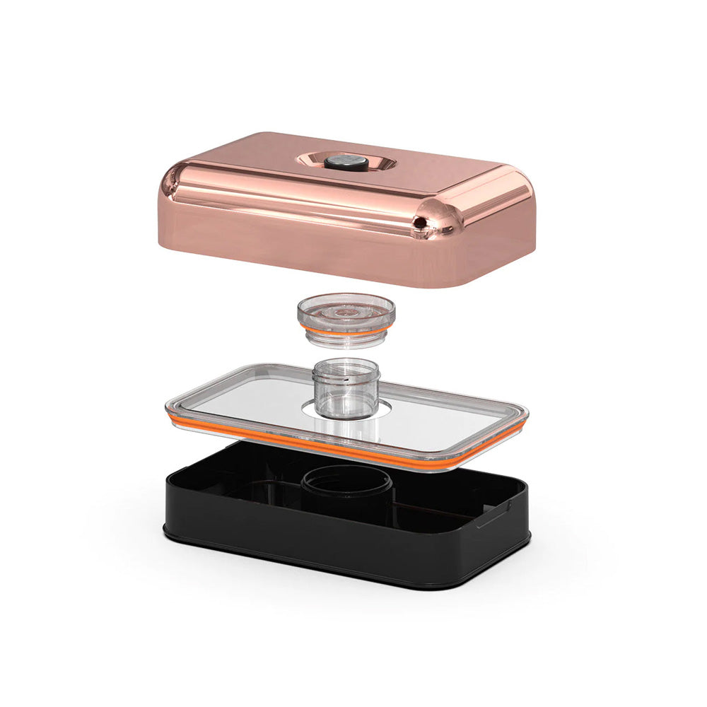 24Bottles Lunch Box από Ανοξείδωτο Ατσάλι Rose Gold