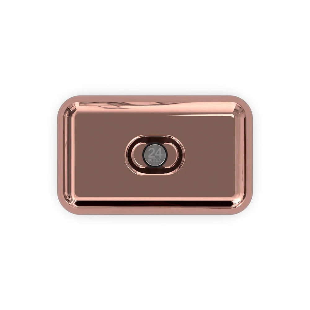 24Bottles Lunch Box από Ανοξείδωτο Ατσάλι Rose Gold