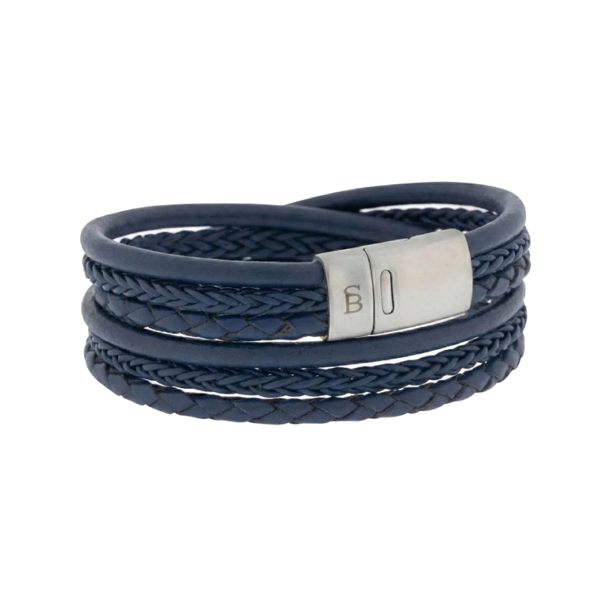 Steel & Barnett Βραχιόλι Leather Bracelet Bonacci LBB010