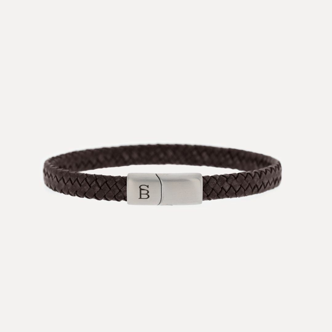 Steel & Barnett Βραχιόλι Leather Bracelet Riley 04