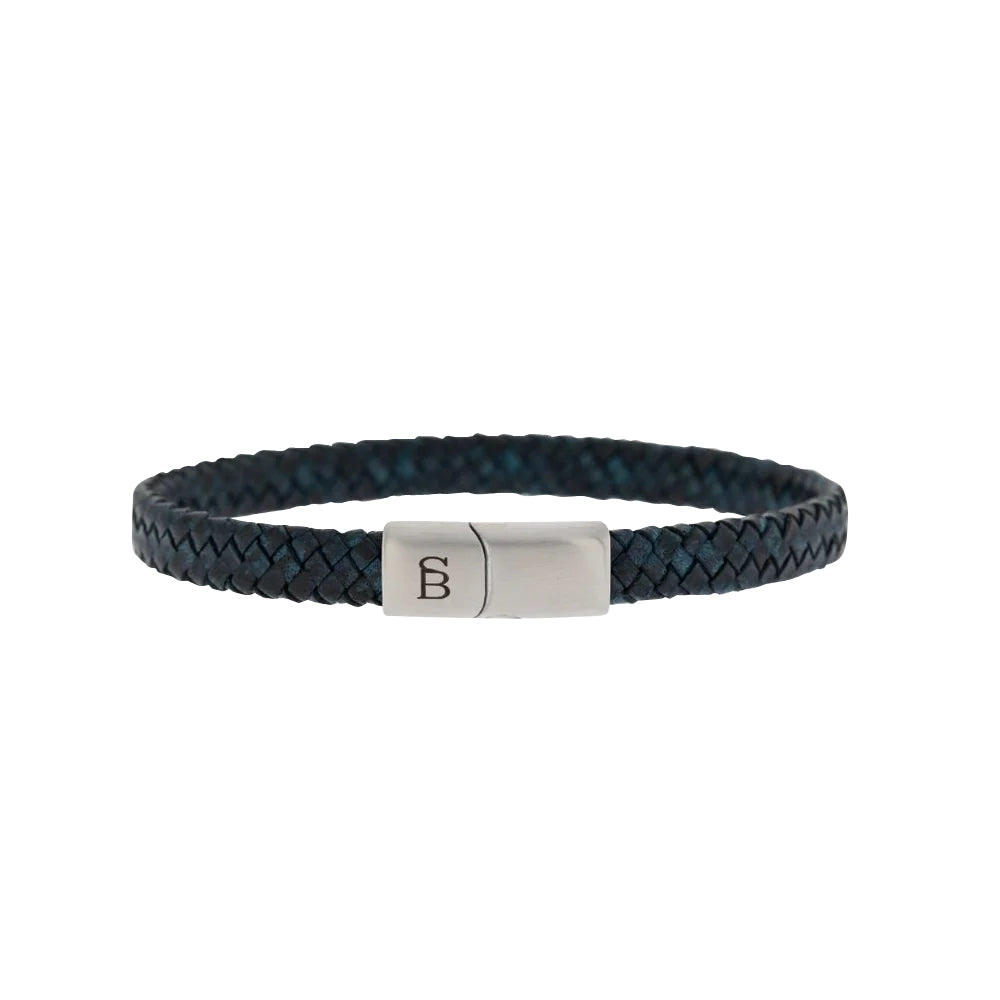 Steel & Barnett Βραχιόλι Leather Bracelet Riley 05