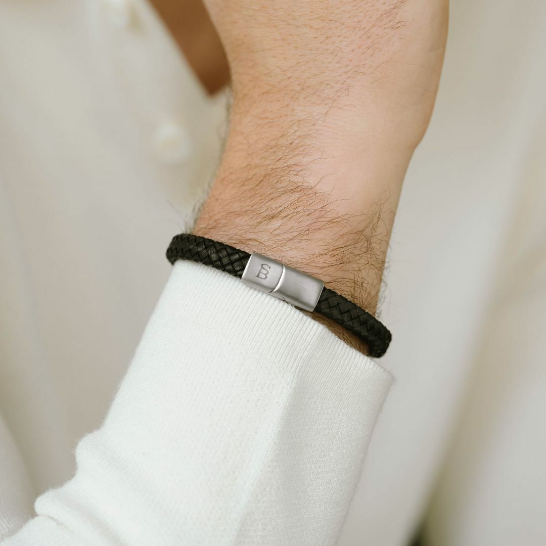 Steel & Barnett Βραχιόλι Leather Bracelet Riley LBR001