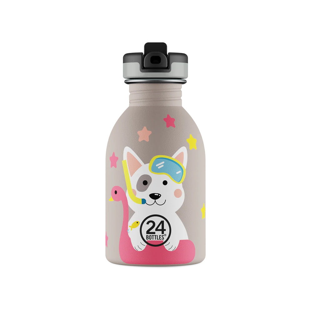 24BOTTLES Urban Bottle Kids Bottle Lucky Dog 250ml