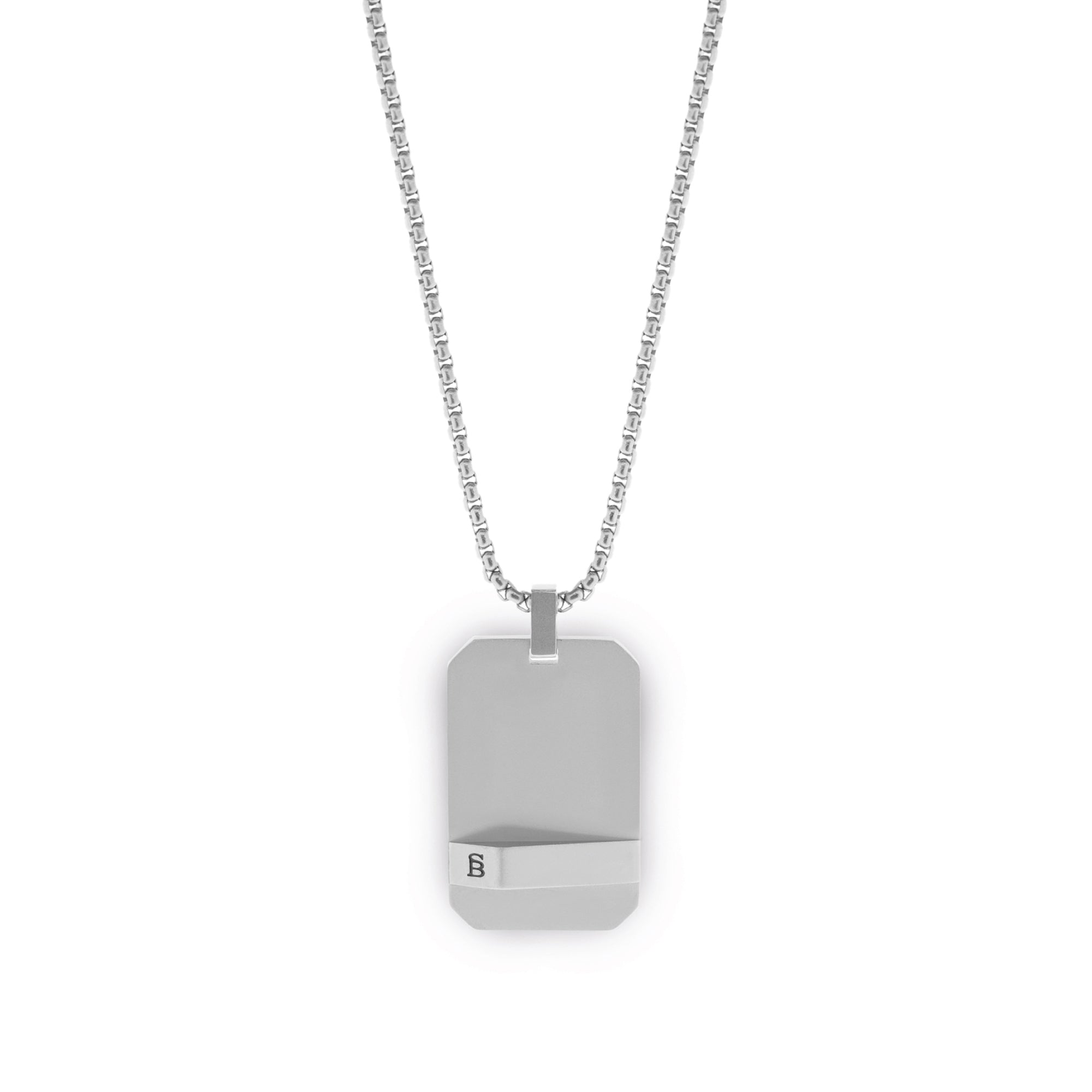 Steel & Barnett Dogtag Necklace N-DOG01