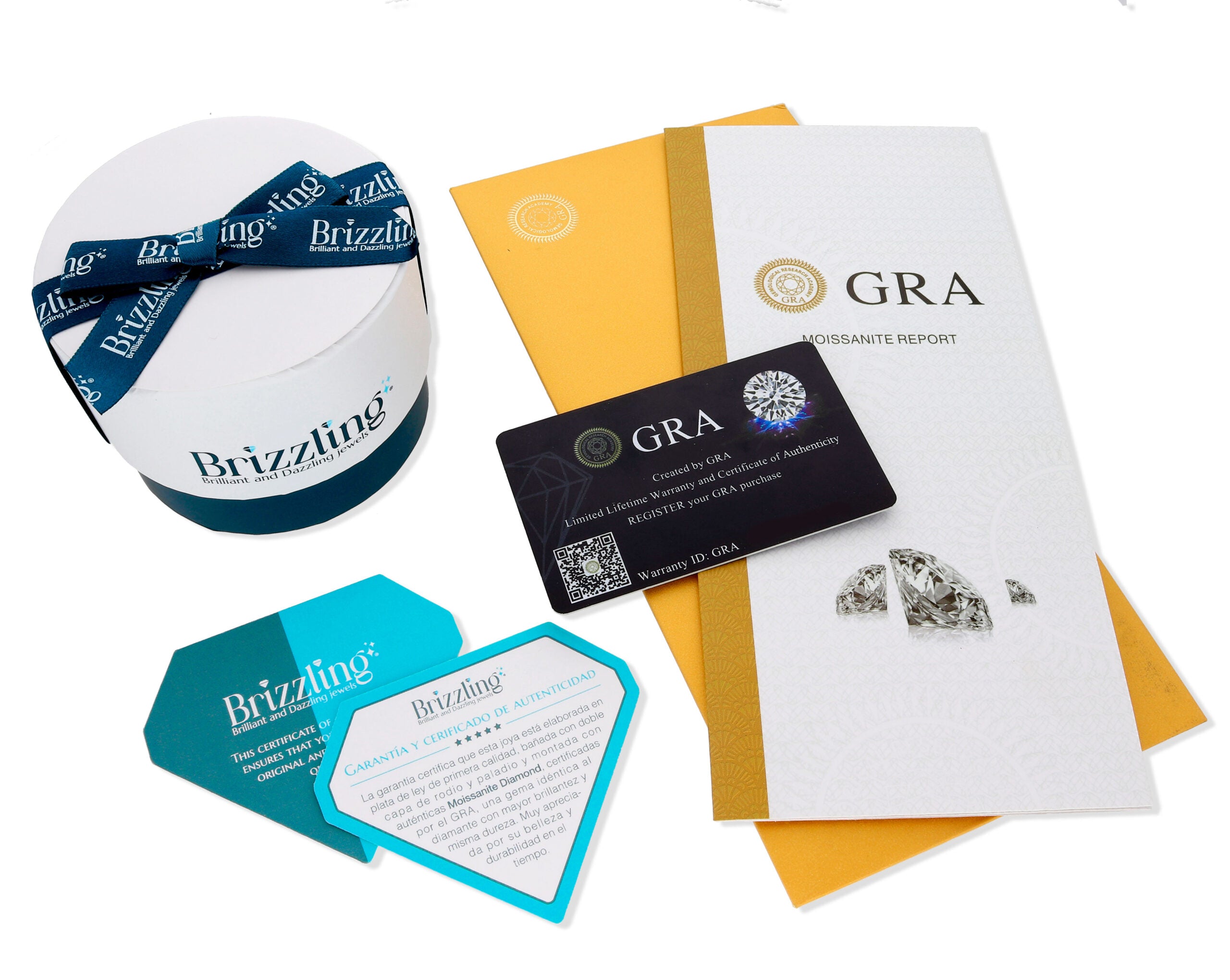 Brizzling Γυναικείο Κολιέ με Μοϊσανίτη BMP007