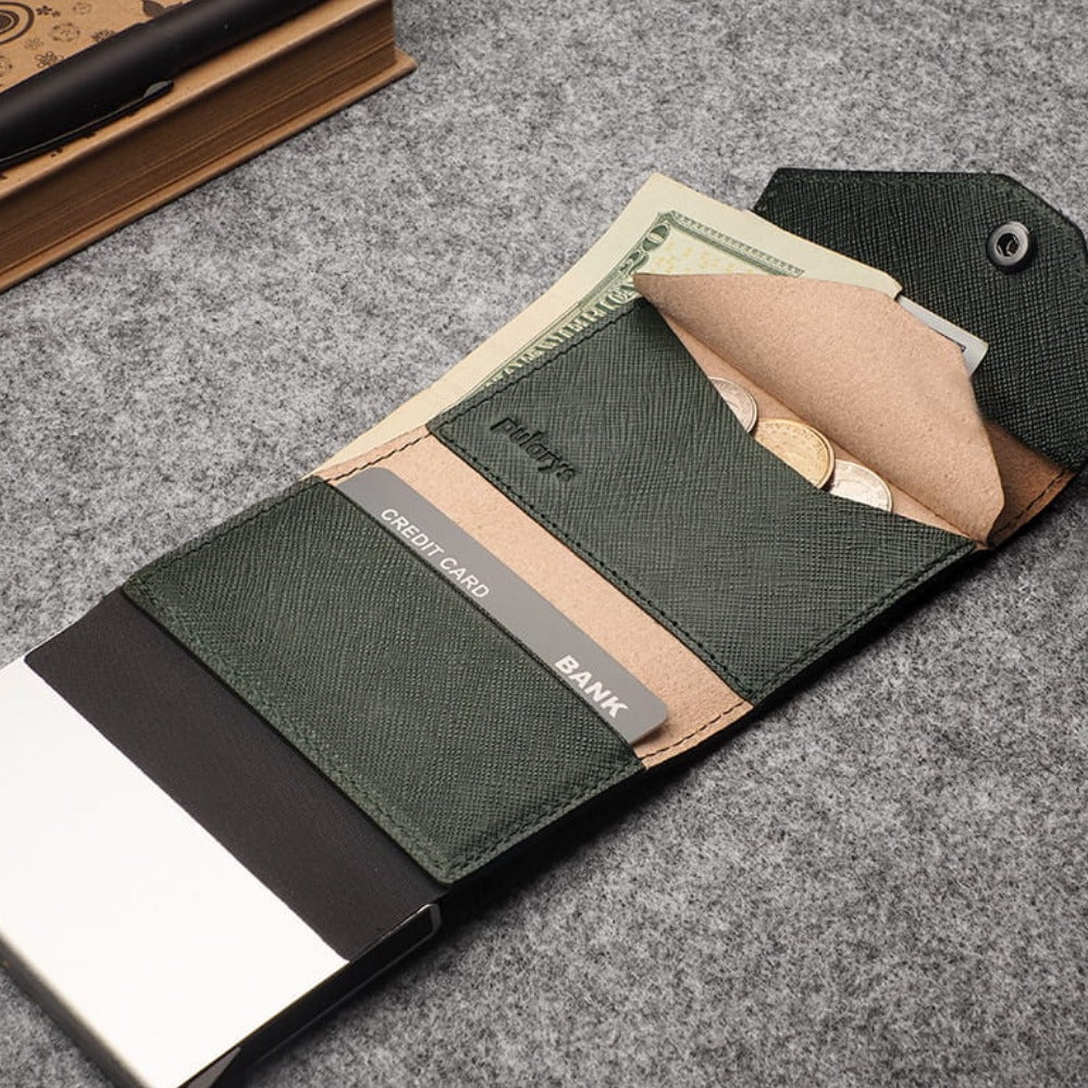 Pularys PORTER Go Saffiano Leather Green 174636305