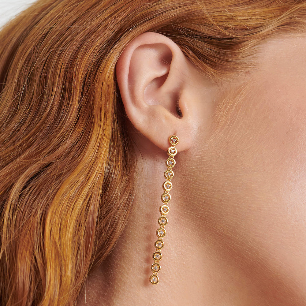 Aleyole The Psychedelia Gold Earrings EG4460