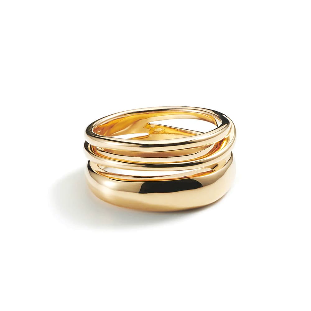 Aleyole Triple Gold Ring RG4451