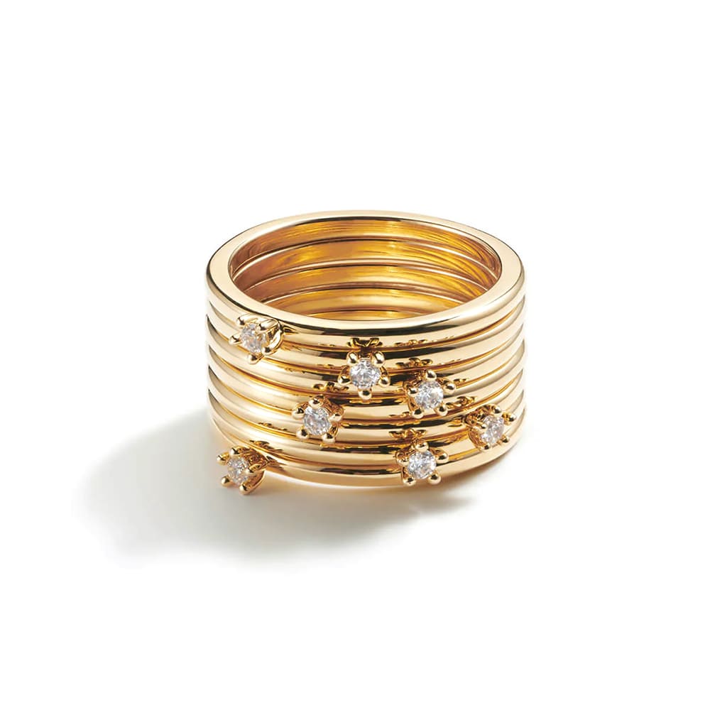 Aleyole Seventh Heaven Gold Ring RG4453