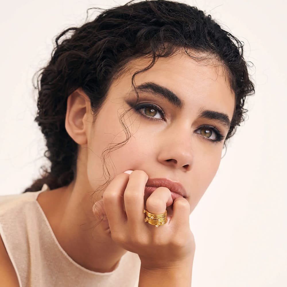 Aleyole Seventh Heaven Gold Ring RG4453