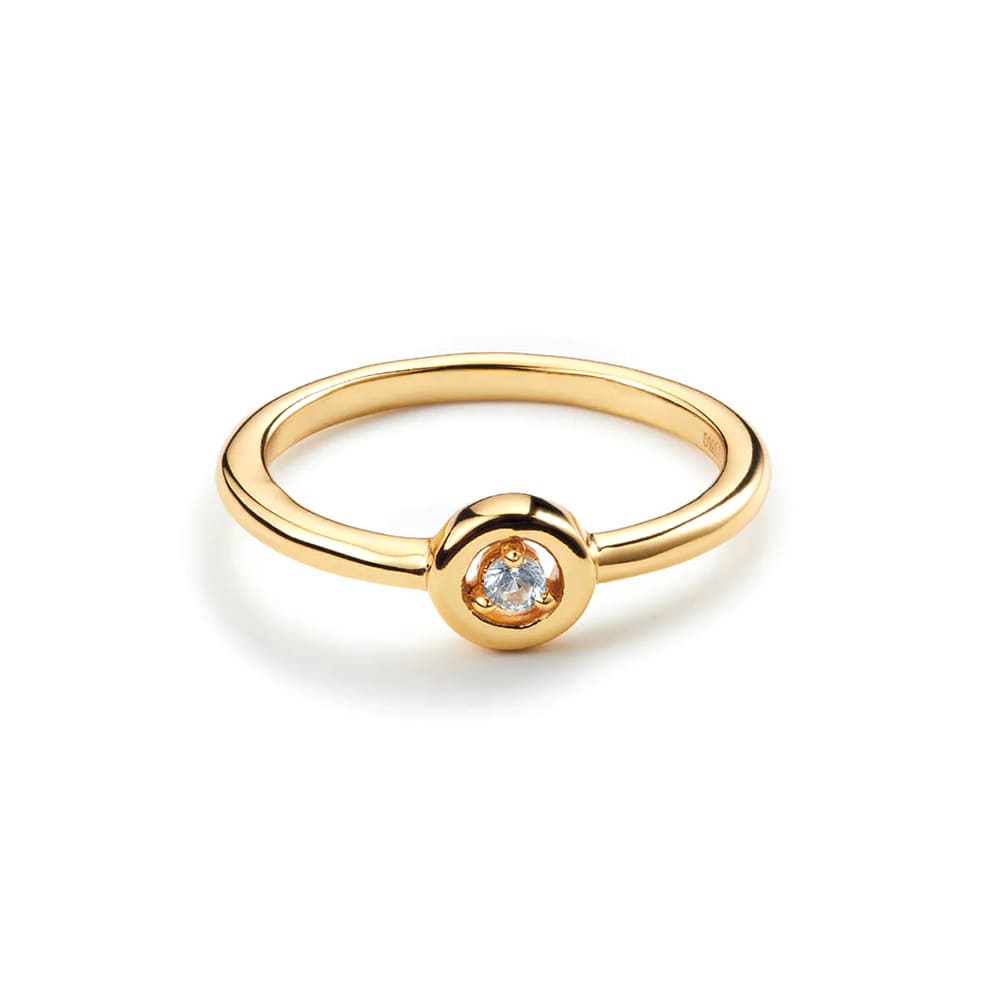 Aleyole Disco Ball Gold Ring RG4463