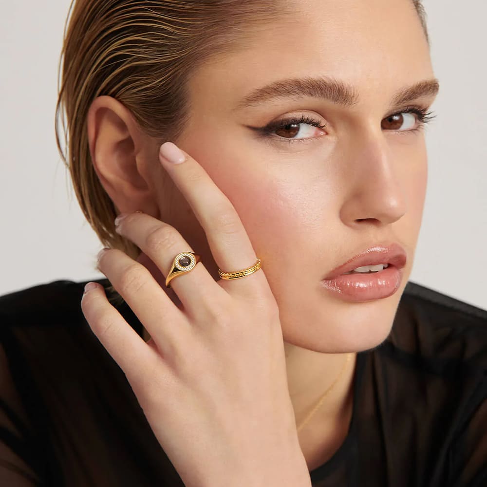 Aleyole Synthesis Gold Ring RG4481