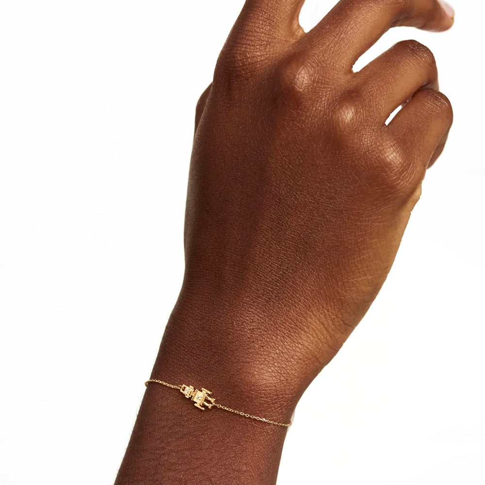 PDPaola Robert Gold Bracelet