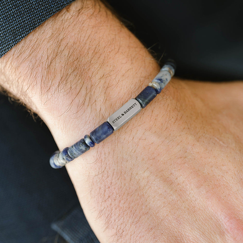 Steel & Barnett Βραχιόλι Stone Bracelet Colourful Cal Barrel SBC004