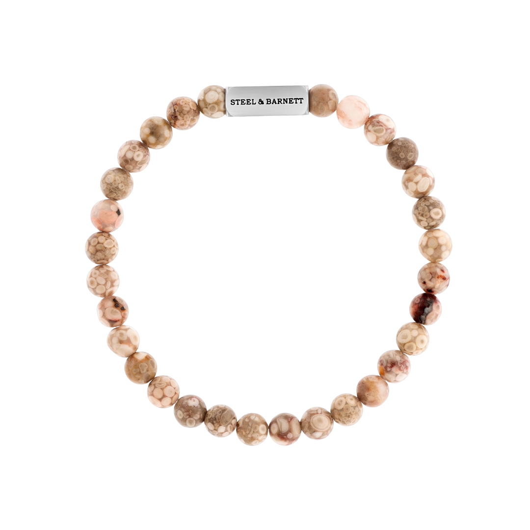 Steel & Barnett Βραχιόλι Stones Bracelet Natural Ned 07