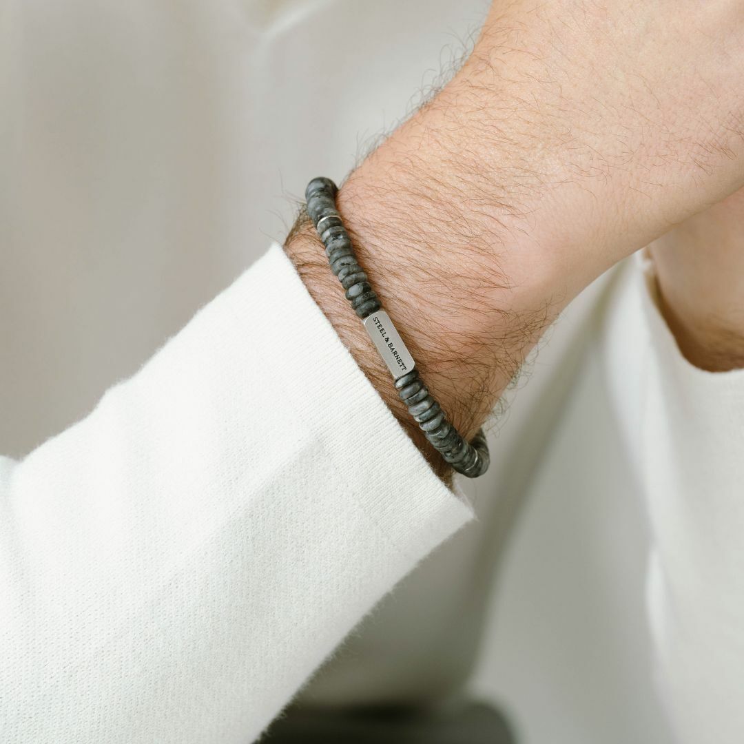 Steel & Barnett Βραχιόλι Stones Bracelet Two Tone SBTT003