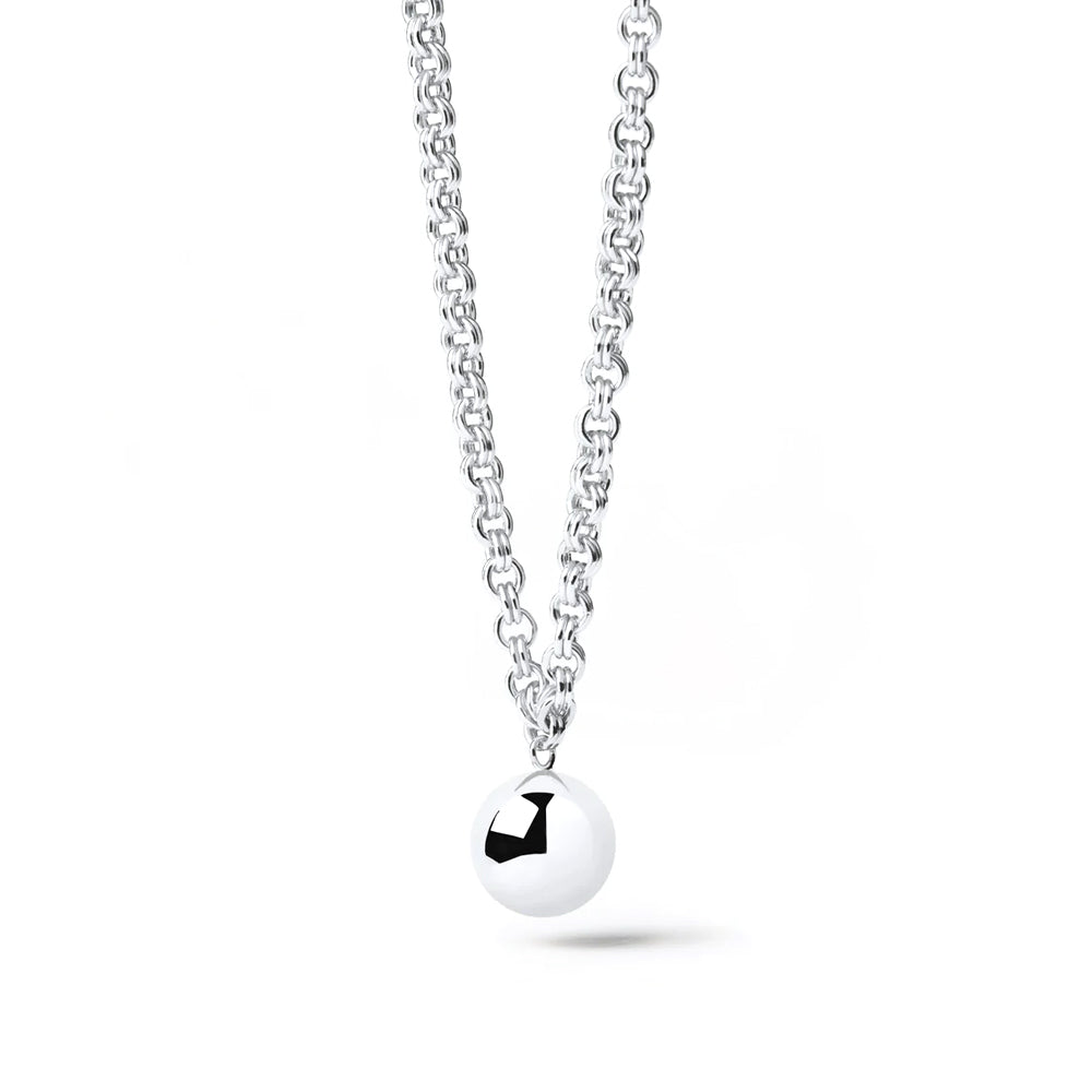 PDPaola Super Future Silver Necklace