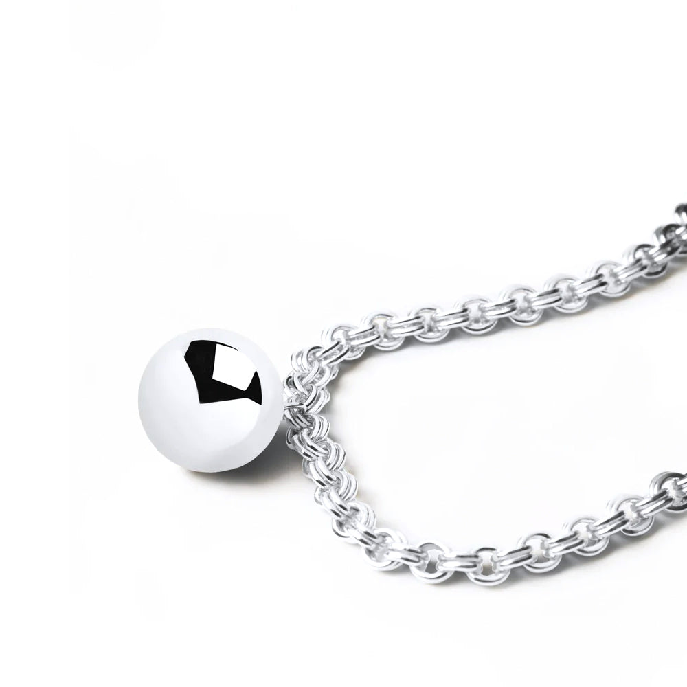 PDPaola Super Future Silver Necklace