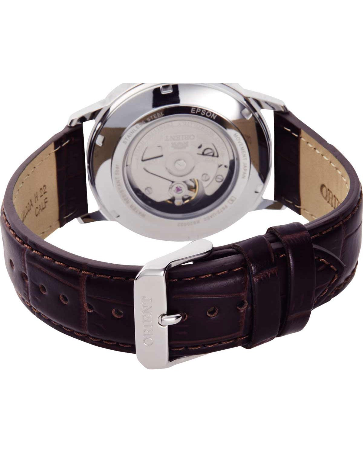Ρολόι ORIENT Contemporary Automatic Brown Leather Strap