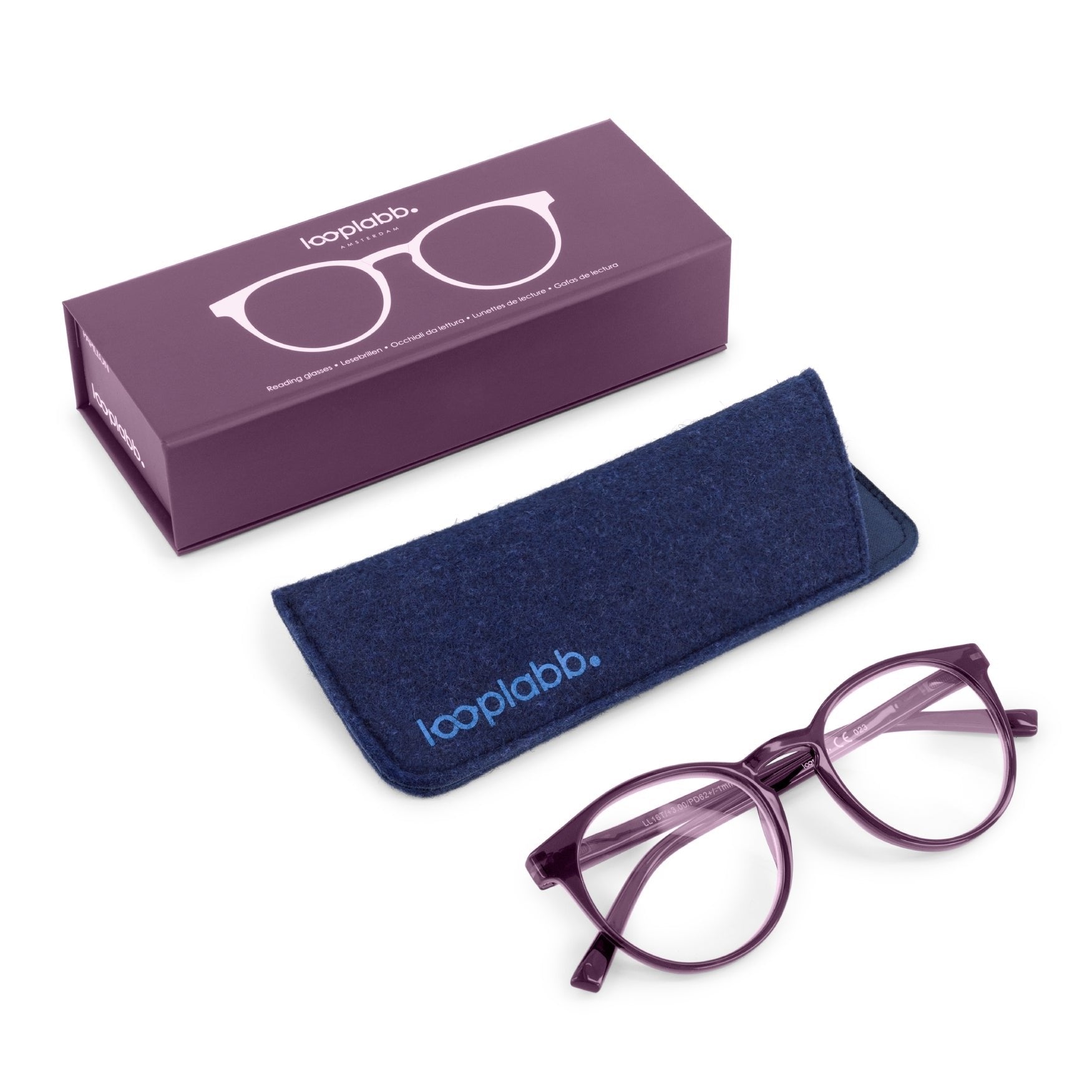 Γυαλιά Πρεσβυωπίας Looplabb Papillon Purple Plum