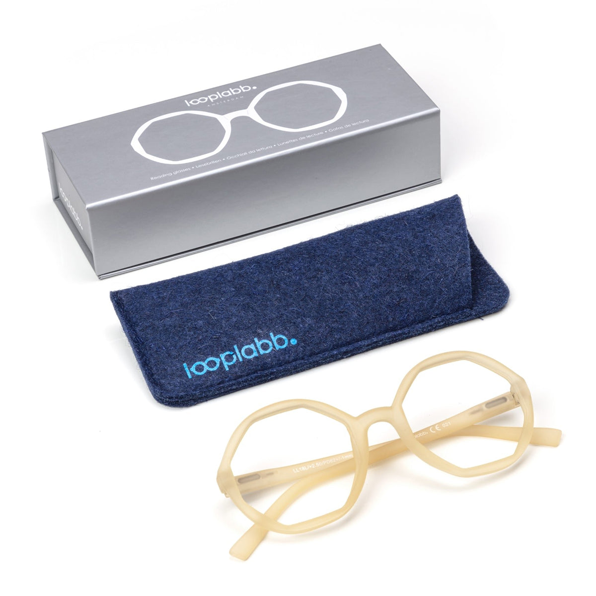 Looplabb Lolita Crystal Champagne Reading Glasses
