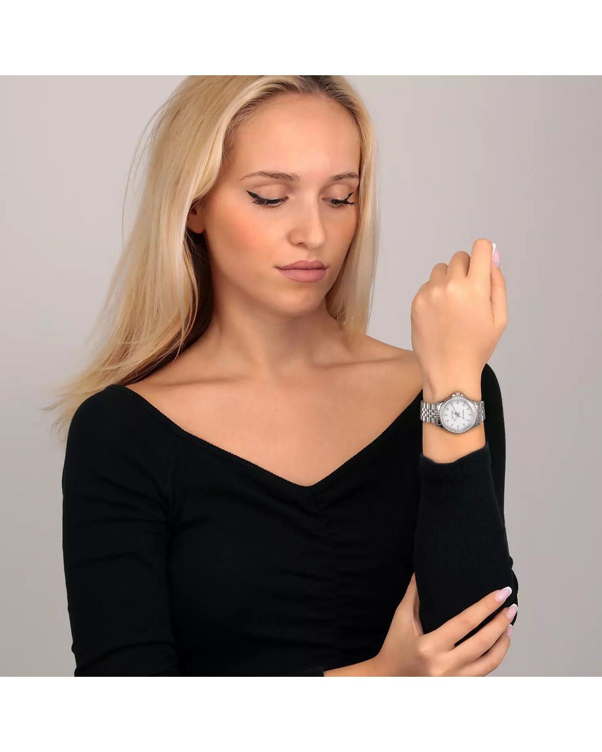 Ρολόι SECTOR 230 Crystals Silver Metallic Bracelet