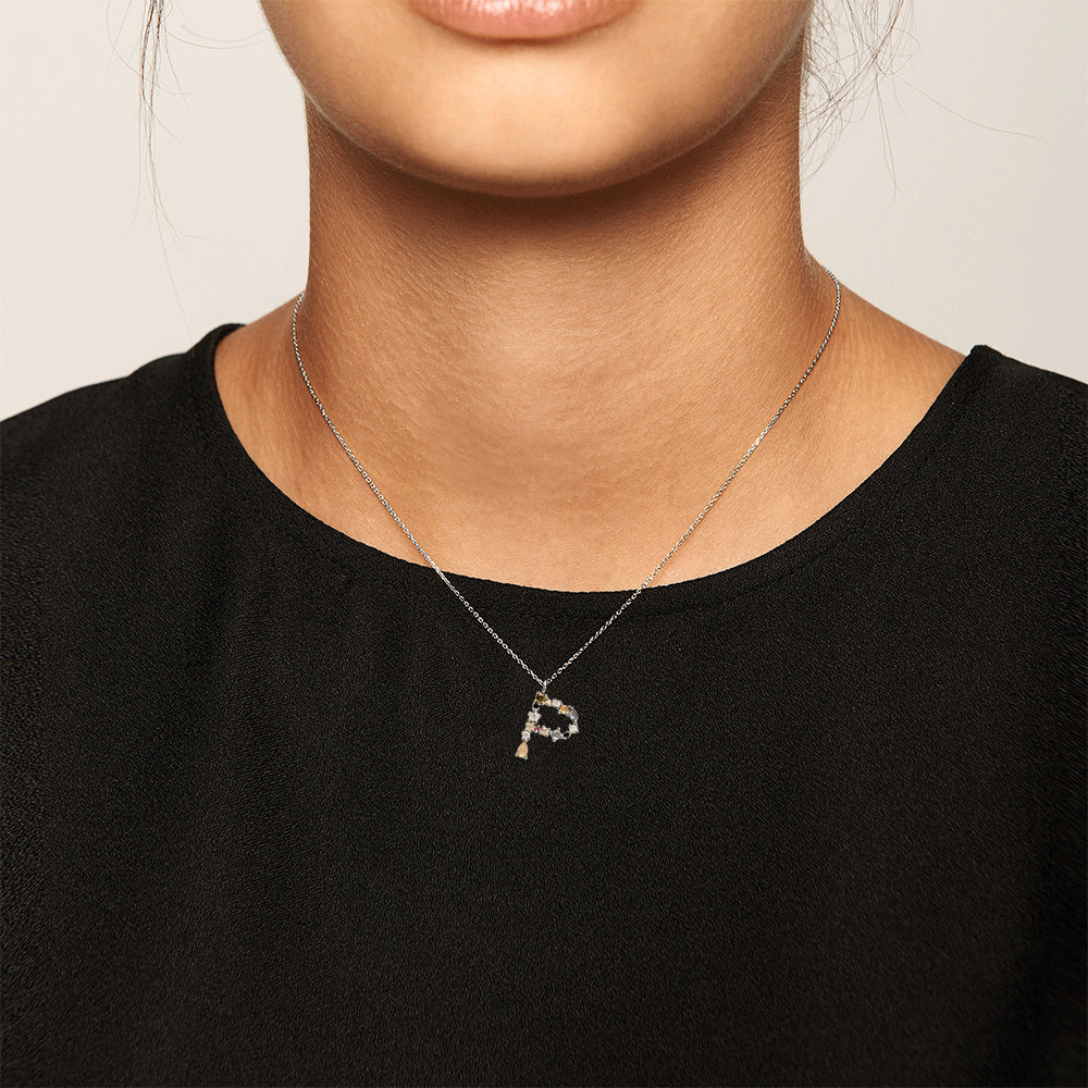 PD Paola P NECKLACE SILVER