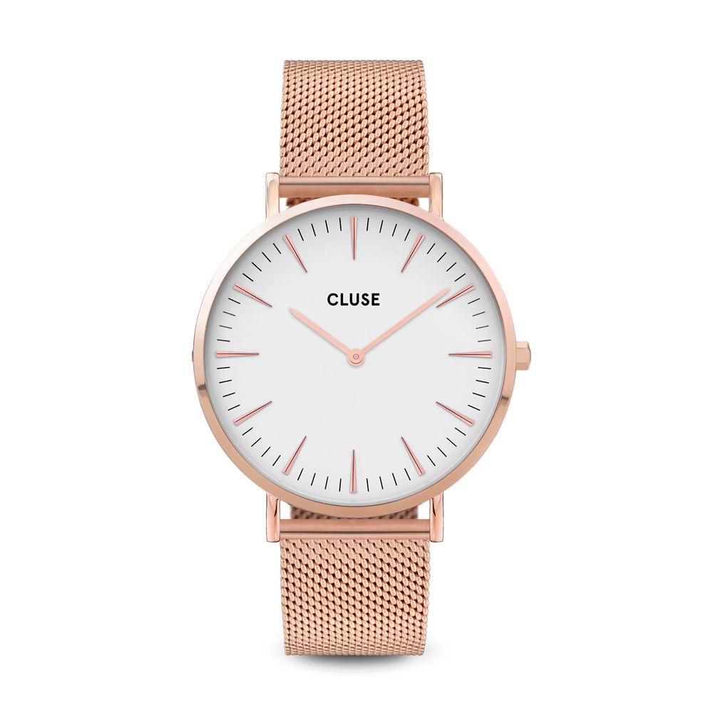 Cluse la boheme mesh rose gold/white