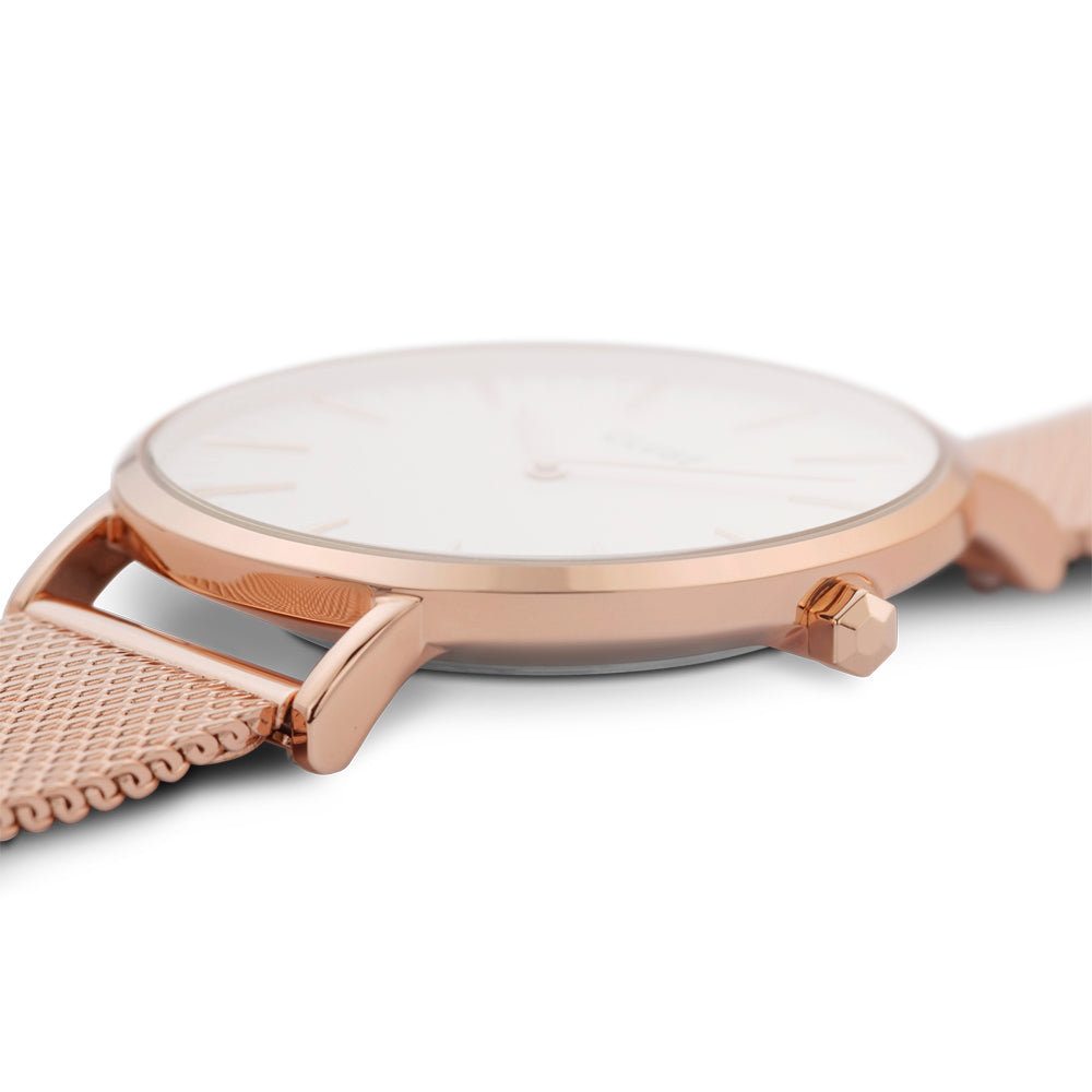Cluse la boheme mesh rose gold/white
