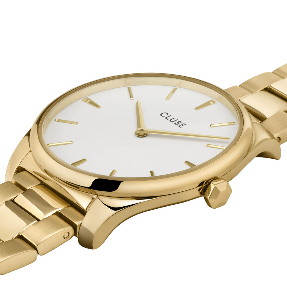 Cluse Féroce Steel White Gold Colour
