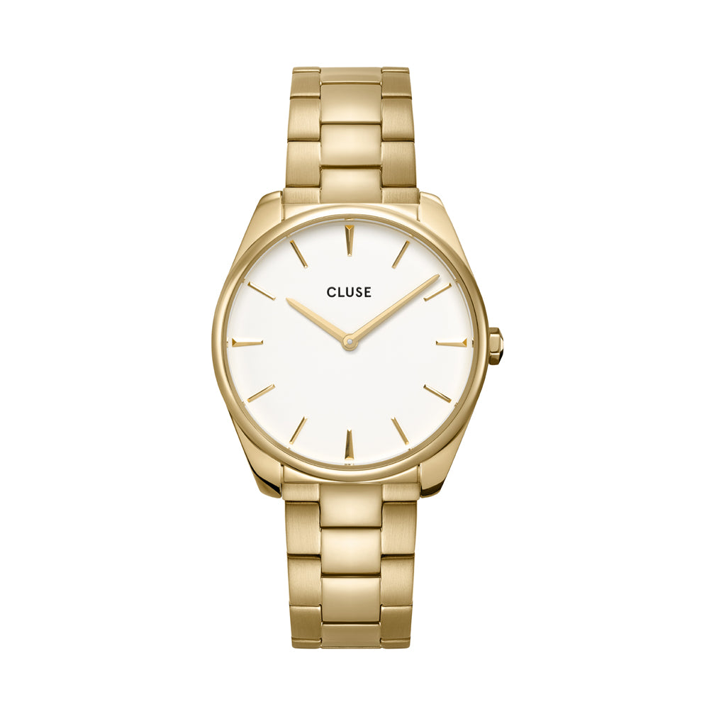 Cluse Féroce Steel White Gold Colour