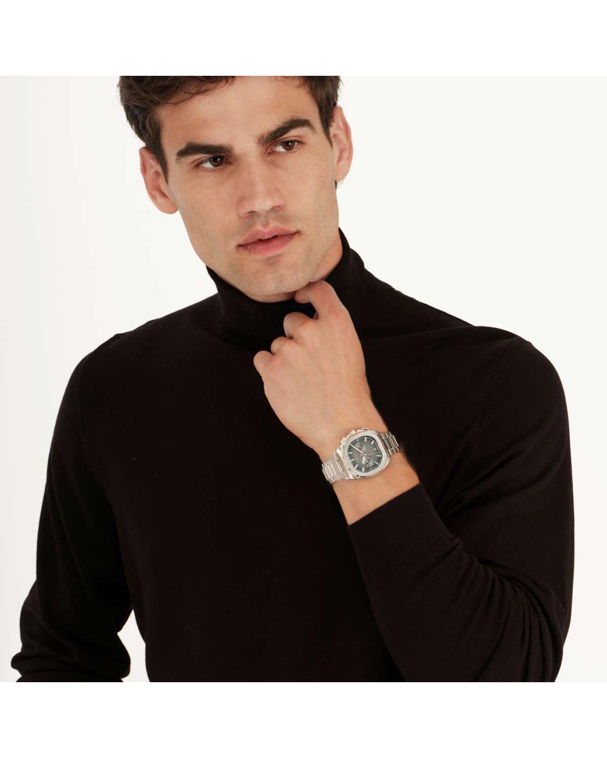 Ρολόι BREIL Retrofuture Chronograph Silver Stainless Steel Bracelet