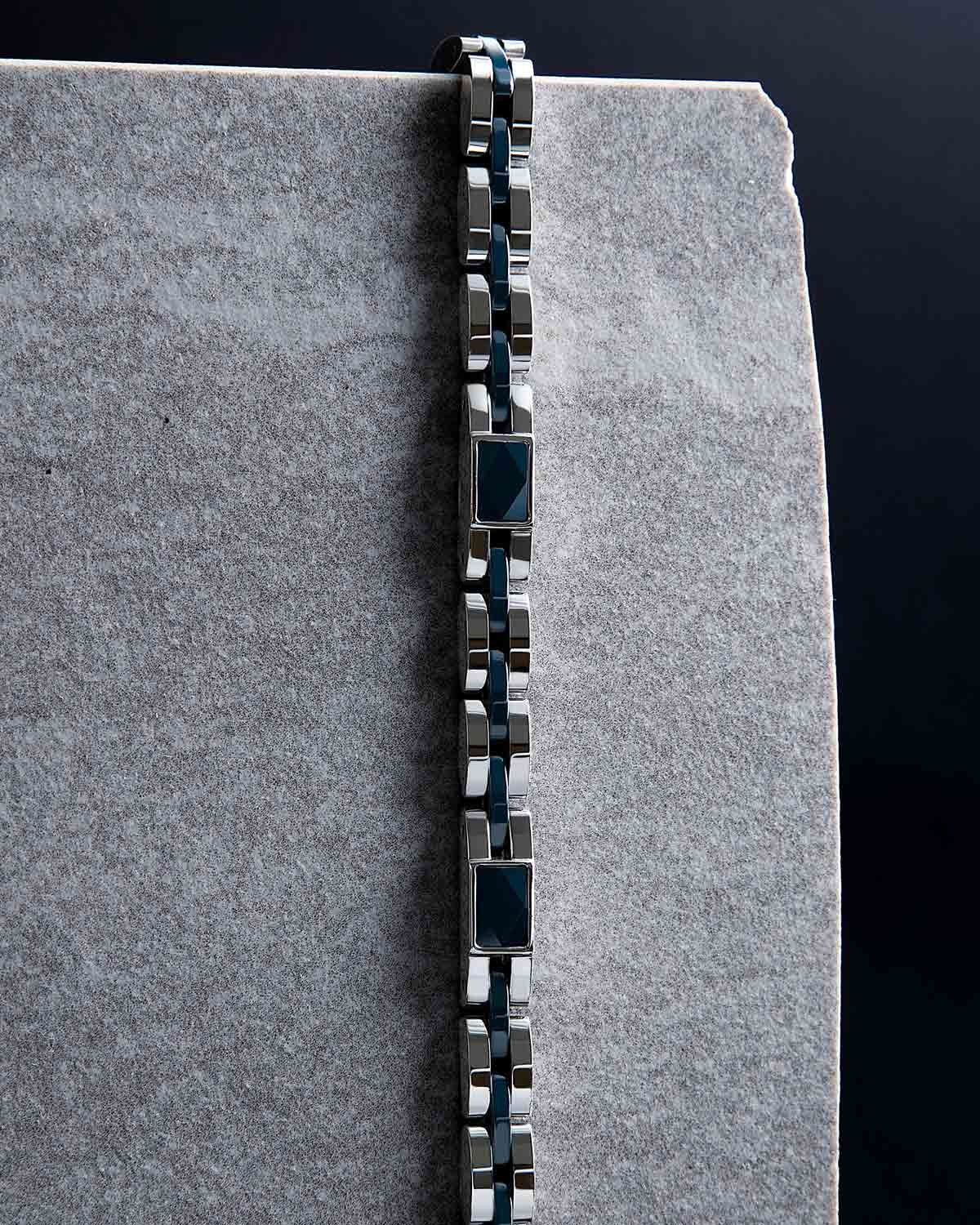Ανδρικό βραχιόλι SECTOR Ceramic από ανοξείδωτο ατσάλι και κεραμικό