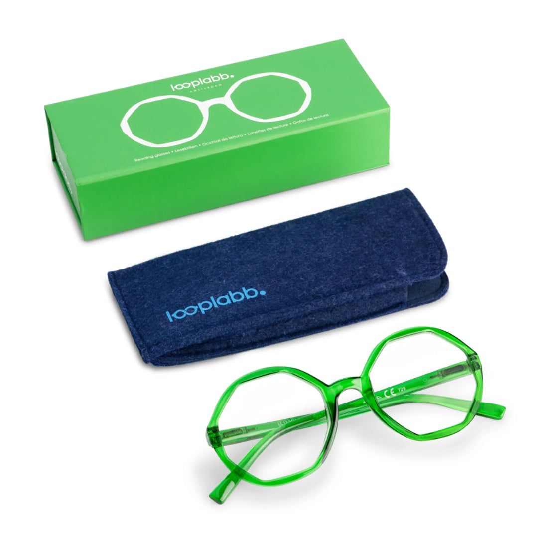 Looplabb Lolita Crystal Champagne Reading Glasses