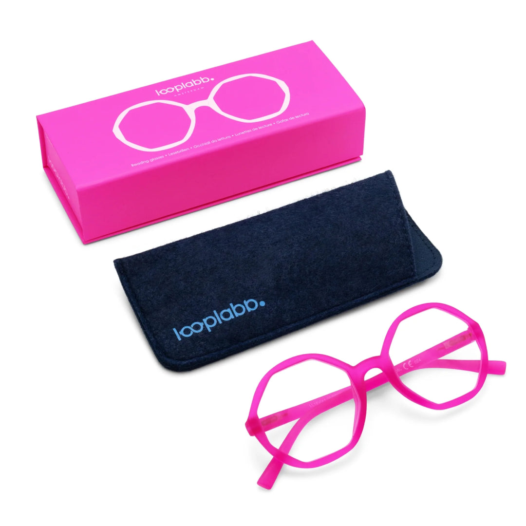 Γυαλιά Πρεσβυωπίας Looplabb Lolita Neon Pink