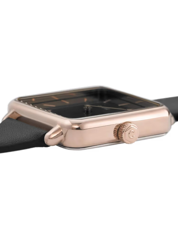 La Tétragone Rose Gold Black CL60007