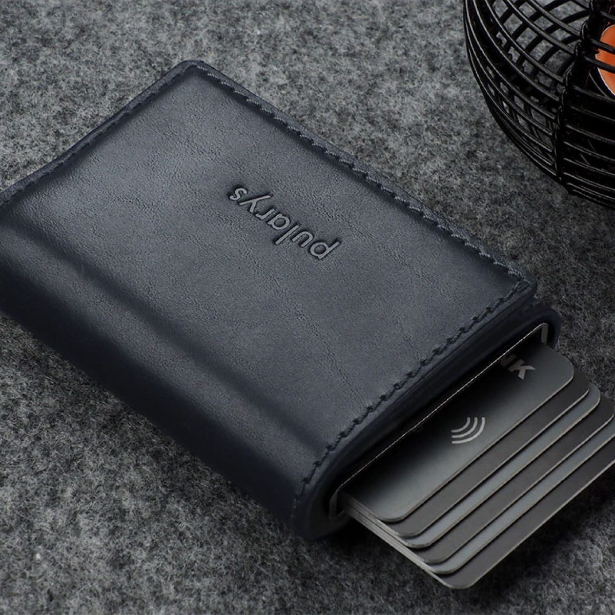Pularys Bosto RFID Nomad Leather Navy Blue 169314104