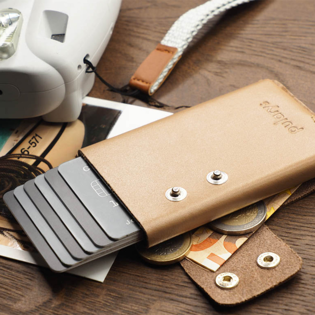 Pularys Funky Rfid Italia Leather Beige 172213110