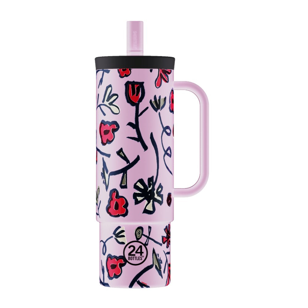 24BOTTLES Straw Cup Fiore Di Campo 800ml