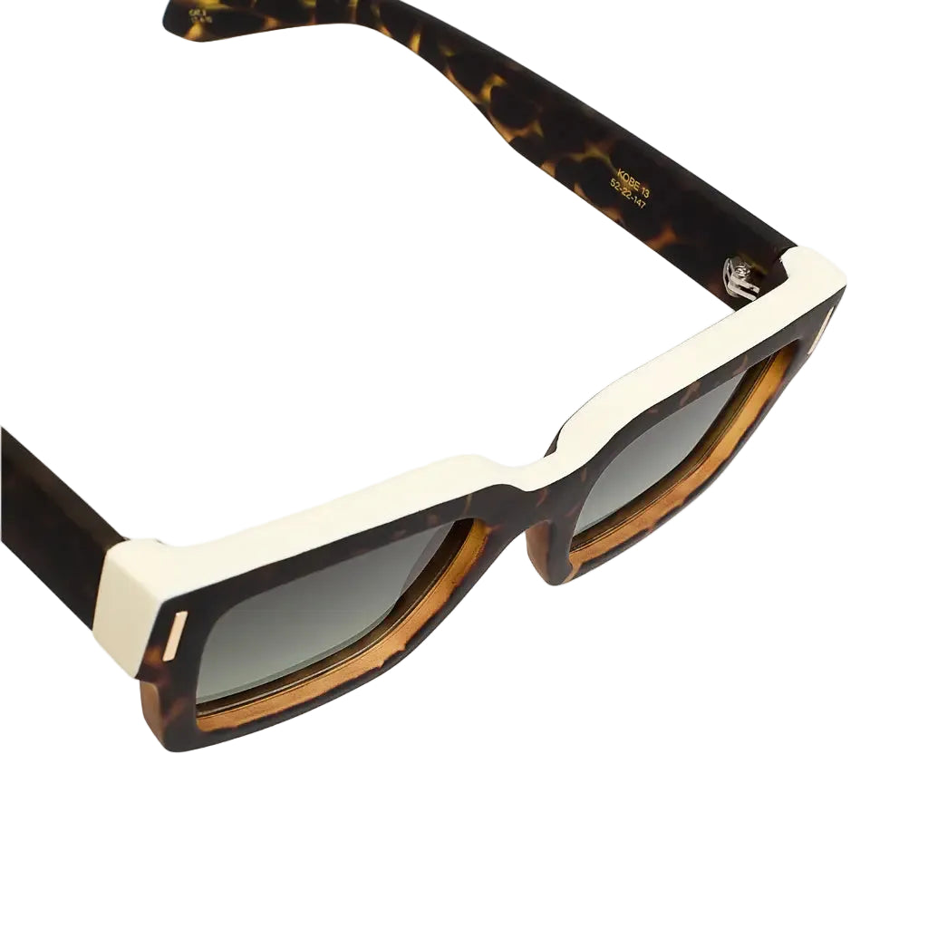 Γυαλιά Ηλίου KOBE 13 RUBBER VINTAGE TORTOISE/BEIGE TOP LINE WHITH GREEN GRADIENT