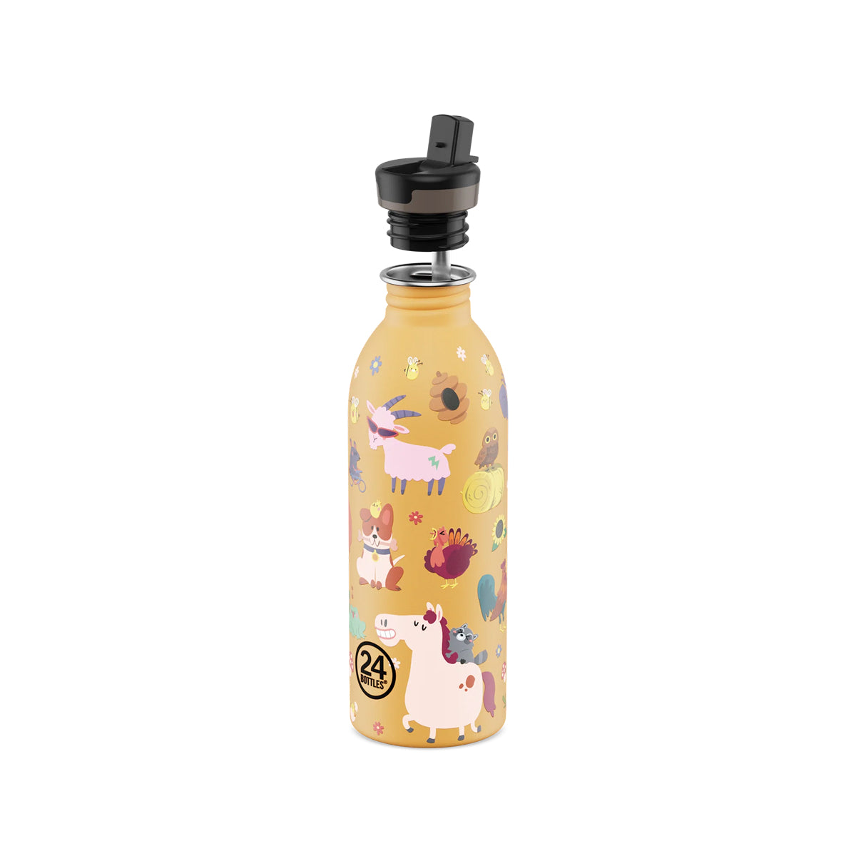 24BOTTLES Urban Kids Bottle Farm Friends 500ml