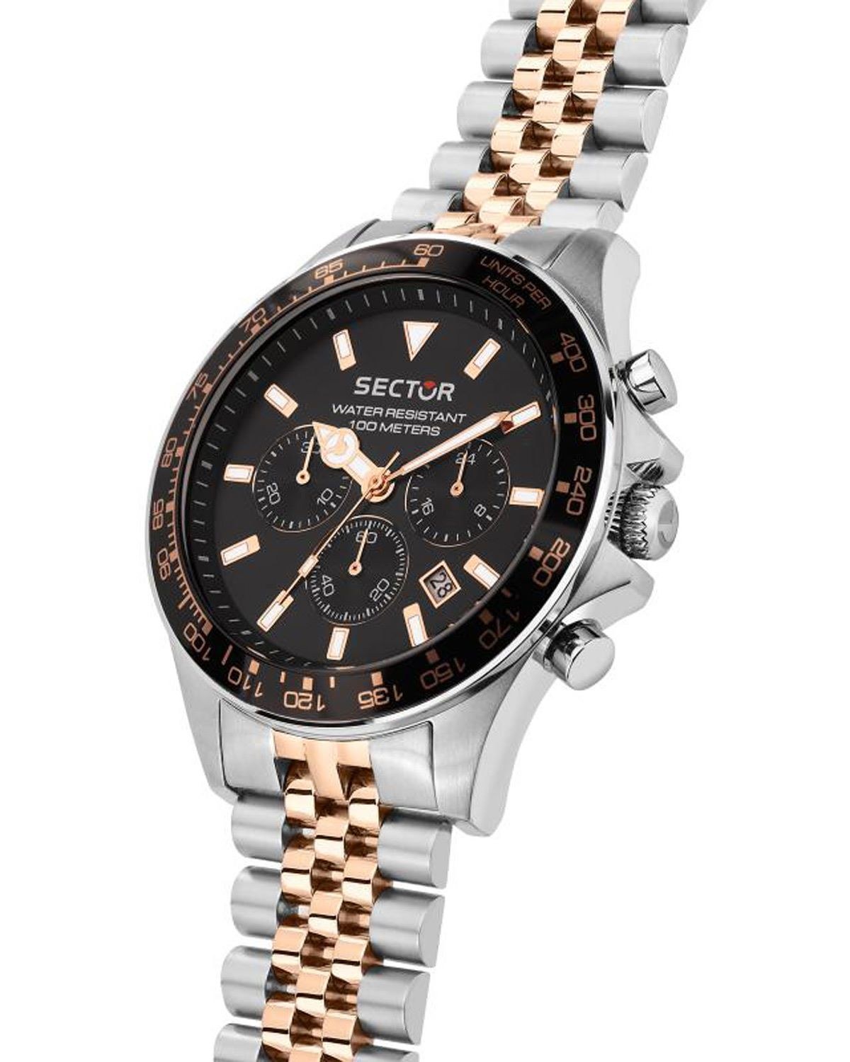 Ρολόι SECTOR 230 Chronograph Two Tone Stainless Steel Bracelet