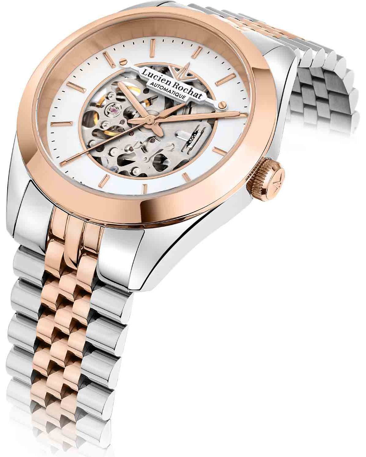 LUCIEN ROCHAT Madame Automatic Two Tone Stainless Steel Bracelet